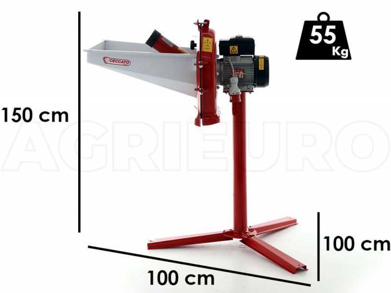 Ceccato Olindo M 4 - Molino el&eacute;ctrico profesional con tolva - 3000W