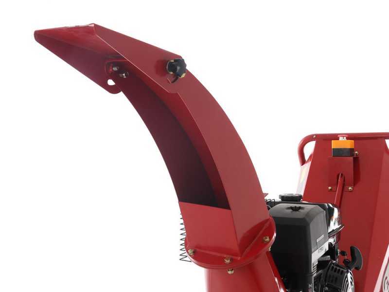 GeoTech Pro BMS 155 LE - Biotrituradora sobre motocarretilla GeoPorter 330D autopropulsada de orugas 4 rodillos - Motor Loncin de 15 HP - caj&oacute;n dumper