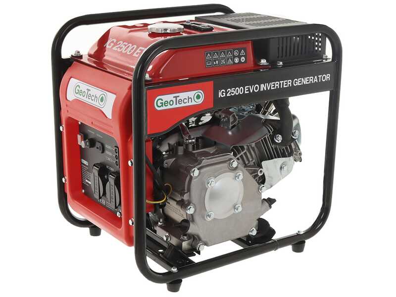 Geotech iG 2500 EVO - Generador de corriente inverter a gasolina 2.5 kW - Continua 2.2 kW Monof&aacute;sica