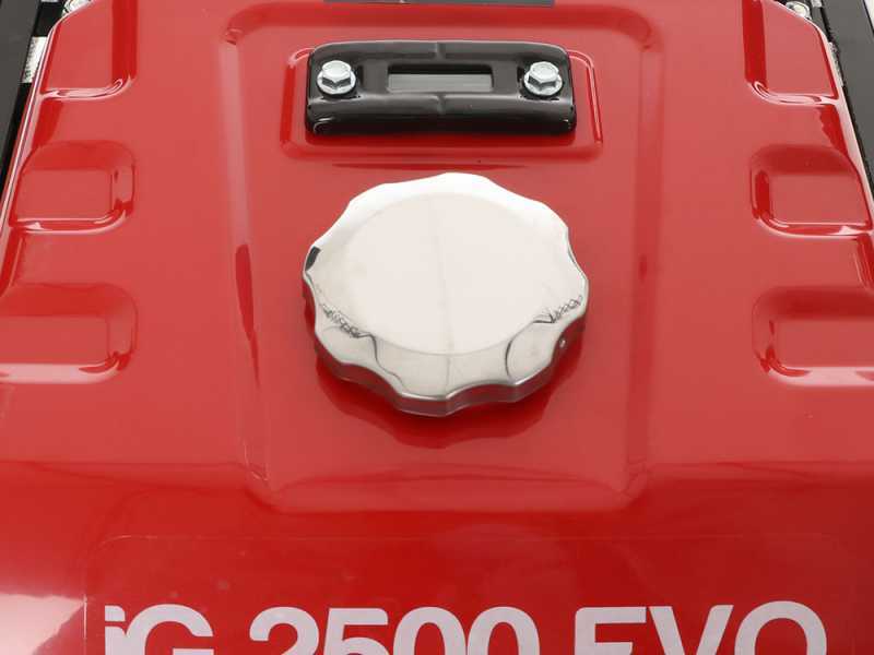 Geotech iG 2500 EVO - Generador de corriente inverter a gasolina 2.5 kW - Continua 2.2 kW Monof&aacute;sica