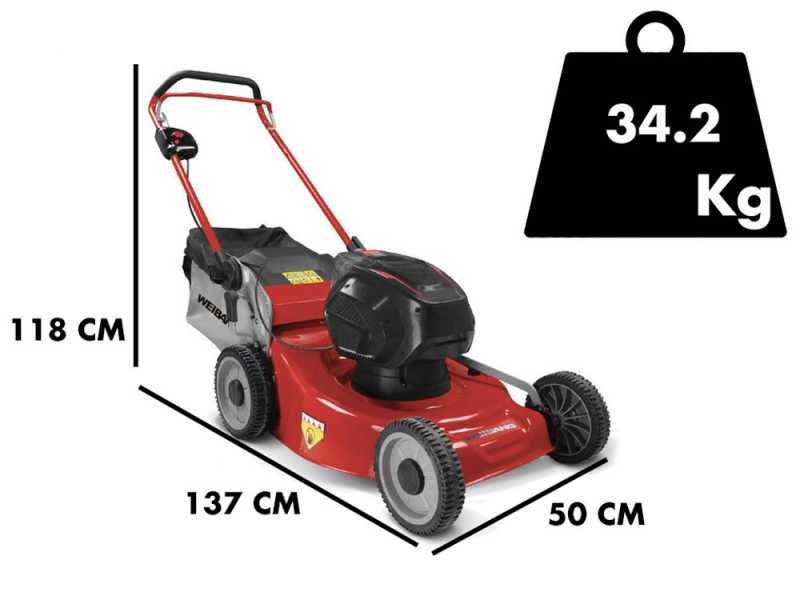 Cortac&eacute;sped el&eacute;ctrico a bater&iacute;a Weibang WB452HE