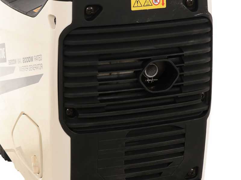 BlackStone B-iG 2500 - Generador de corriente inverter a gasolina, con ruedas 2.2 kW - Continua 2 kW Monof&aacute;sica