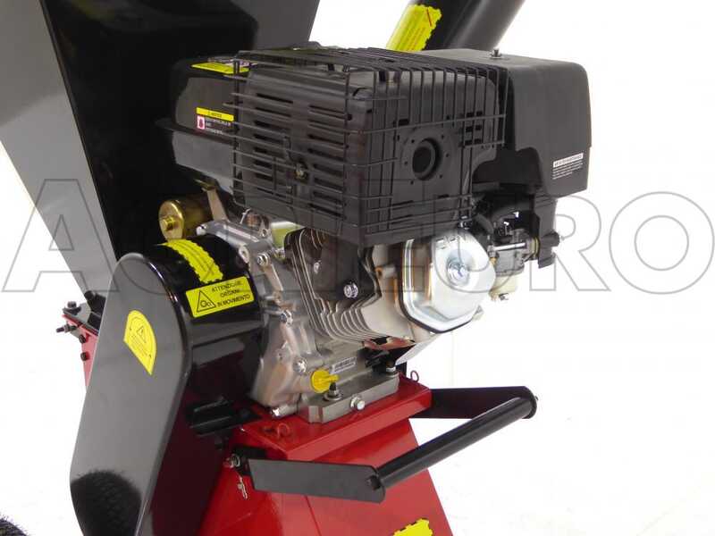 GeoTech GS150EL - Biotrituradora de gasolina - Motor Loncin de gasolina 15 HP -arranque el&eacute;ctrico