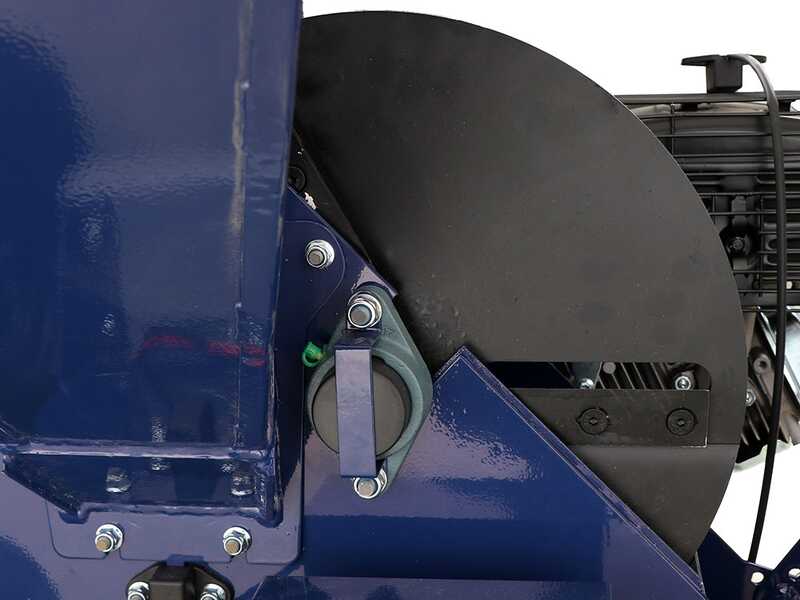 BullMach ZEUS 120 BSE - Biotrituradora de gasolina profesional - Motor B&amp;S XR2100 13.5 HP con arranque el&eacute;ctrico