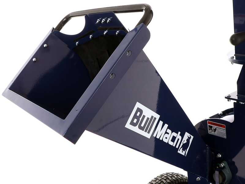 BullMach ZEUS 120 BSE - Biotrituradora de gasolina profesional - Motor B&amp;S XR2100 13.5 HP con arranque el&eacute;ctrico