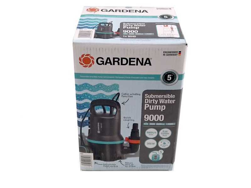 Bomba sumergible para aguas sucias, Gardena 9000 art. 9040-20 - en acero inox