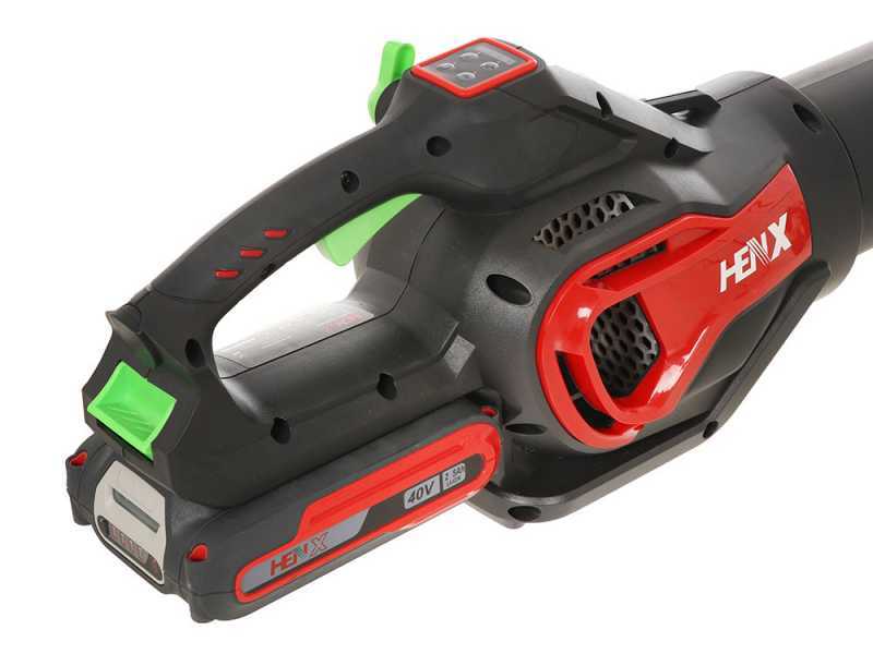 Soplador de hojas Henx H36CF900HE 40V - Velocidad m&aacute;xima 172 km/h - SIN CARGADOR NI BATER&Iacute;A
