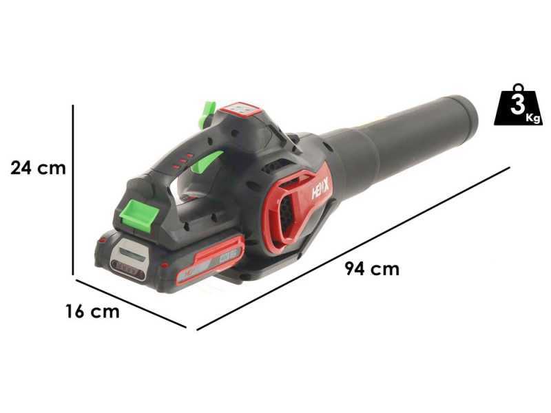 Soplador de hojas Henx H36CF900HE 40V - Velocidad m&aacute;xima 172 km/h - SIN CARGADOR NI BATER&Iacute;A