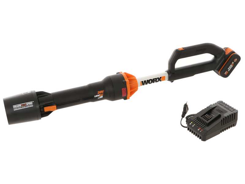 Soplador de bater&iacute;a WORX HYPER WG543E - con bater&iacute;a y cargador