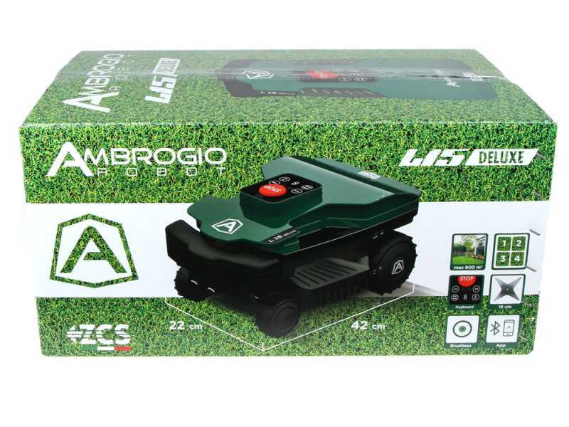 Ambrogio L15 Deluxe - Robot cortac&eacute;sped - Con hilo perimetral - Bater&iacute;a 25,9 V 5 Ah