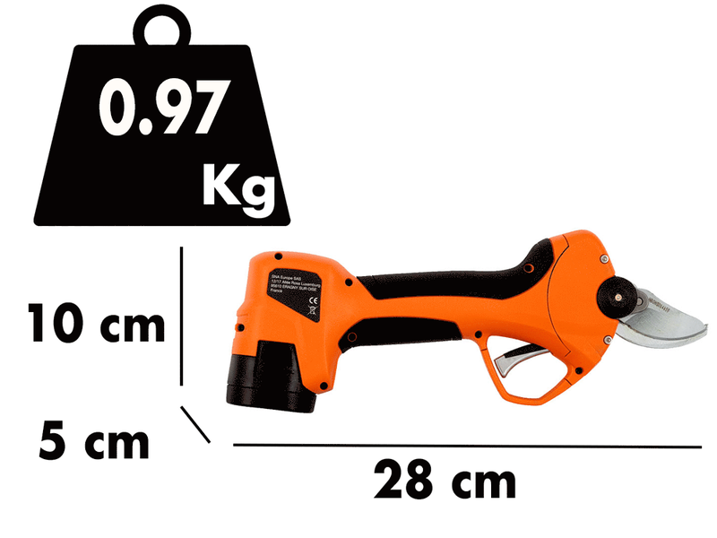 Tijeras el&eacute;ctricas con bater&iacute;a Bahco BCL20IB - 2 bater&iacute;as de 14,4V/2.5 Ah - di&aacute;metro de corte 32 mm