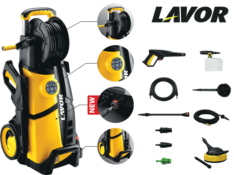 Hidrolimpiadora de agua fr&iacute;a Lavor LVR4 160 Digit Plus Special Edition