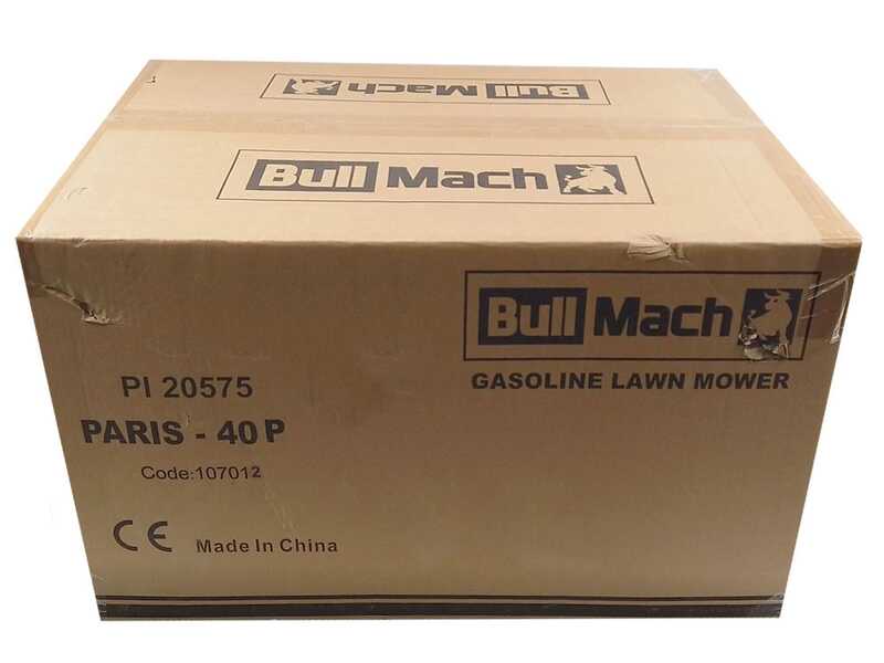 Cortac&eacute;sped de empuje BullMach PARIS - 40 P - Motor de gasolina 4HP - corte de 40cm