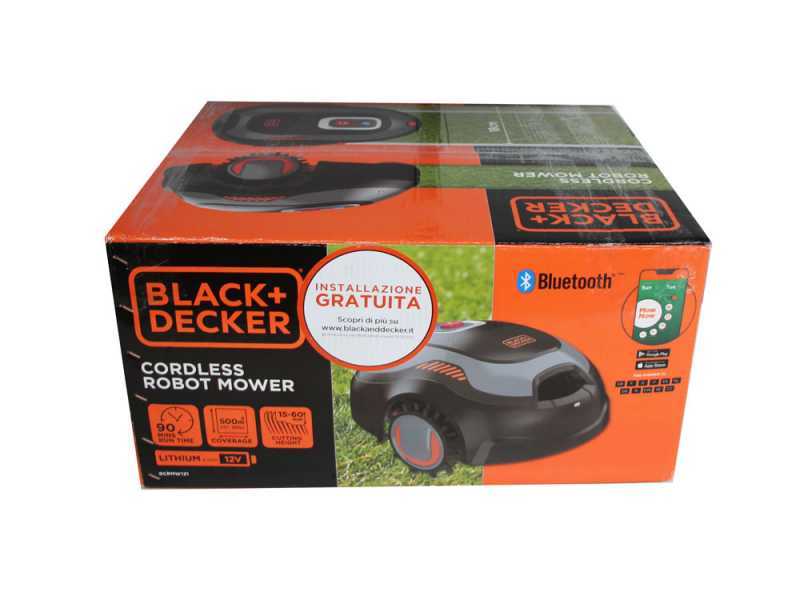 Black &amp; Decker BCRMW121-QW - Robot cortac&eacute;sped - con per&iacute;metro - Bater&iacute;a de litio 12V