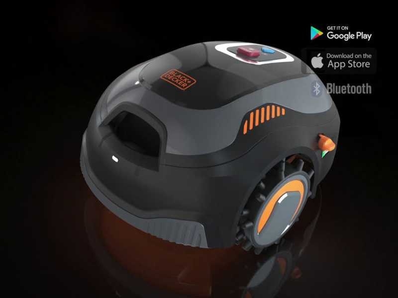 Black &amp; Decker BCRMW121-QW - Robot cortac&eacute;sped - con per&iacute;metro - Bater&iacute;a de litio 12V
