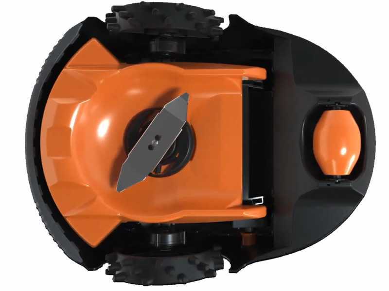 Robot cortac&eacute;sped Black &amp; Decker BCRMW121-QW con per&iacute;metro, cortac&eacute;sped con bater&iacute;a de litio 12V