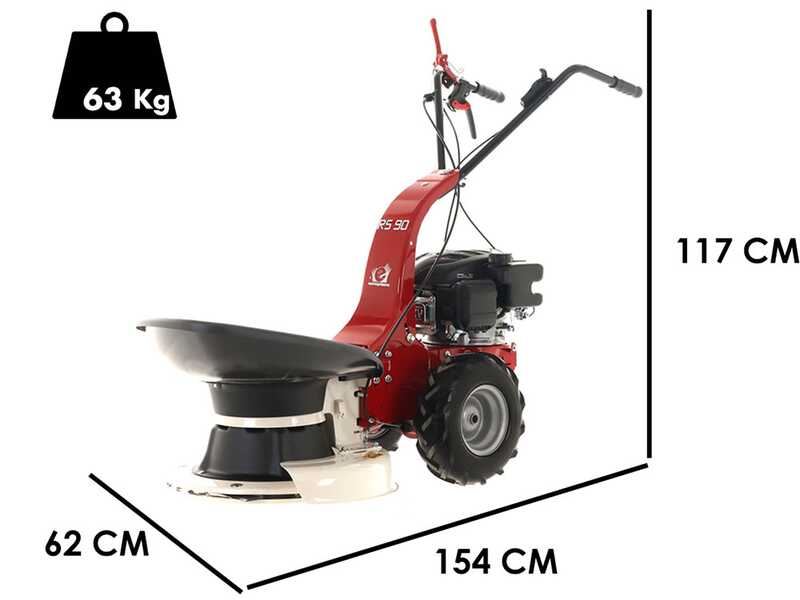 Eurosystems RS90 - Motosegadora multifunci&oacute;n rotativa - Loncin 139 OHV
