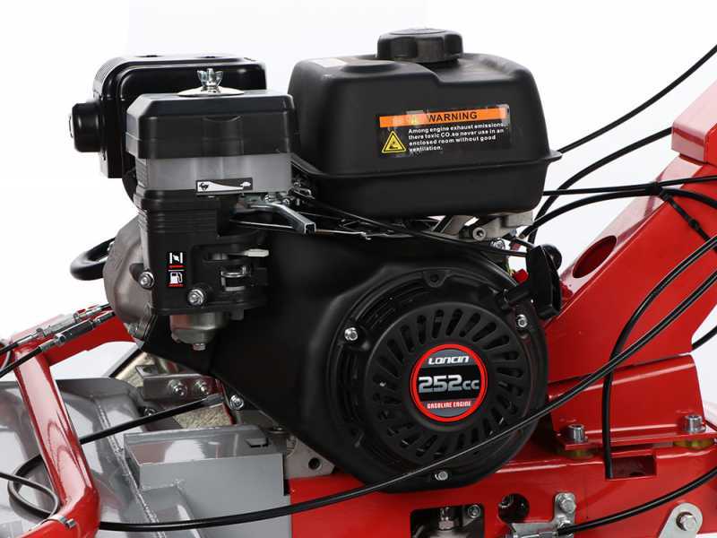 GeoTech-Pro GFM 600 L - Desbrozadora profesional de martillos - Loncin 250cc