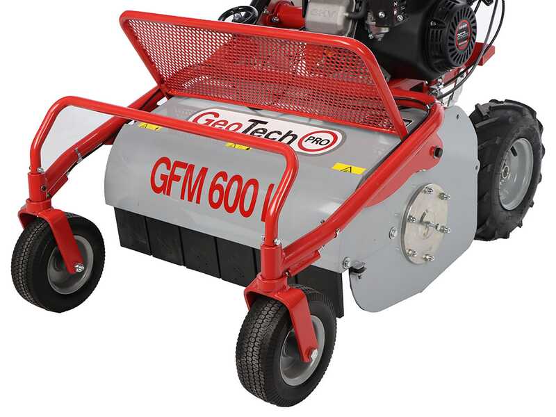 GeoTech Pro GFM 600 L - Desbrozadora profesional de martillos - Loncin LC175F-2