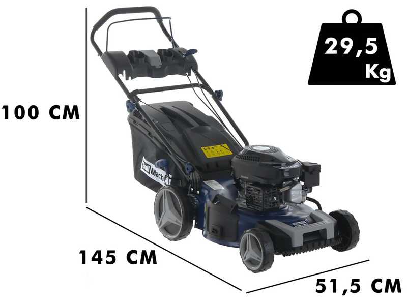 Cortacesped Gasolina con Tracción 139 cm³ 1.9kw 4t Mod: GC-PM 46/4