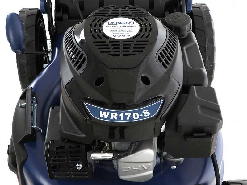 Cortac&eacute;sped autopropulsado de gasolina BullMach ECTOR 46 S - 4 en 1 - Motor Warrior de 170 cc