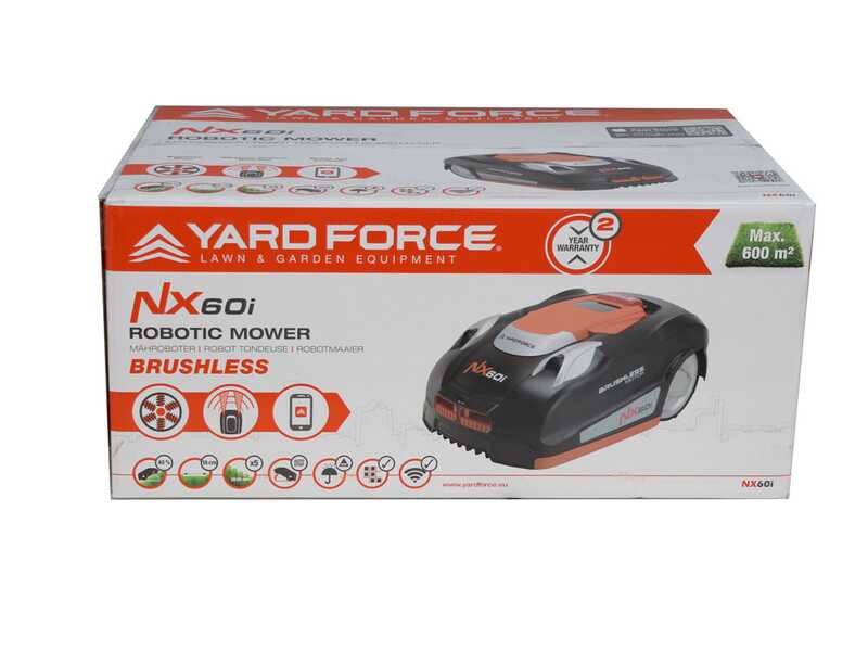 Yard Force NX60i - Robot cortac&eacute;sped - con bater&iacute;a de litio