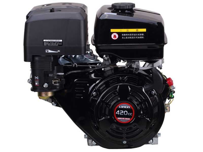 GeoTech-Pro GFM 760 L-E - Desbrozadora profesional de martillos - Loncin G420FD
