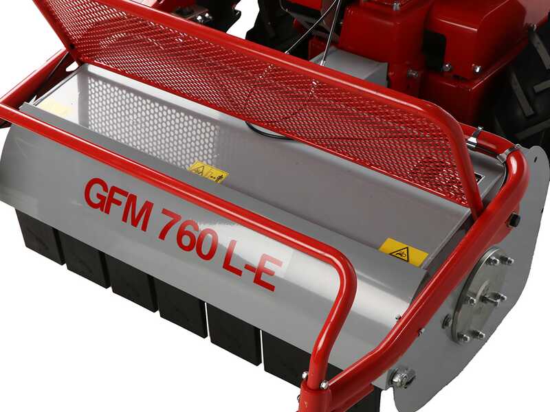 GeoTech-Pro GFM 760 L-E - Desbrozadora profesional de martillos - Loncin G420FD