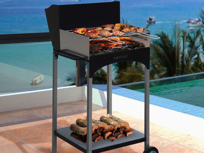 Famur BK 6 ECO - Barbacoa de le&ntilde;a y carb&oacute;n