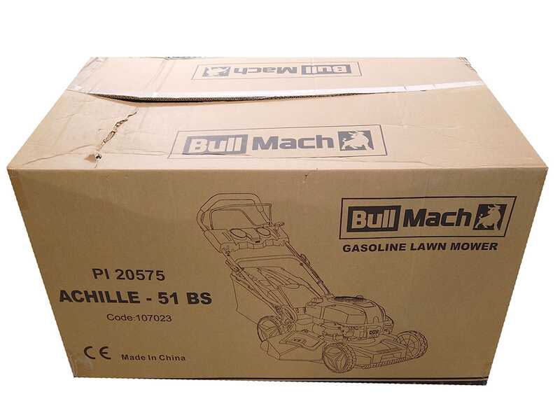 Cortac&eacute;sped autopropulsado de gasolina BullMach ACHILLE 51 BS - 4 en 1 - Motor B&amp;S750EX