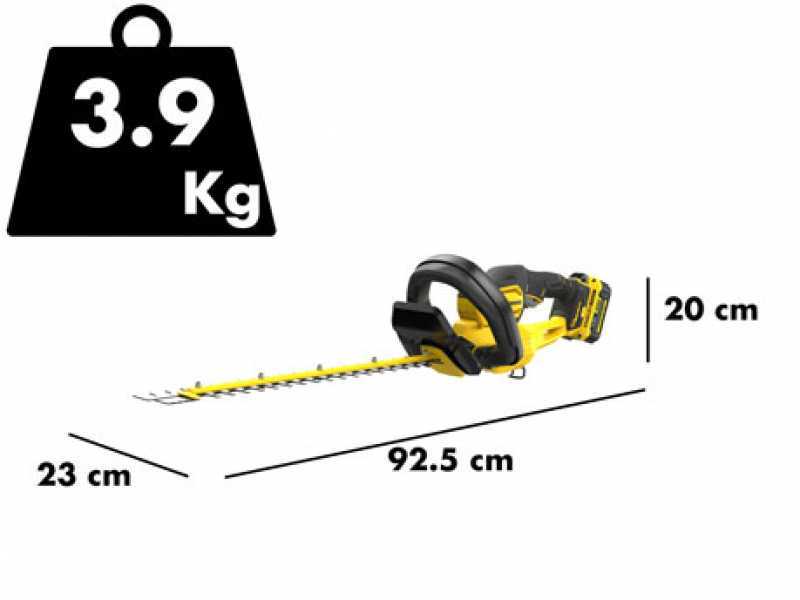 Cortasetos el&eacute;ctrico de bater&iacute;a STANLEY FATMAX V20 - 18V - 4AH