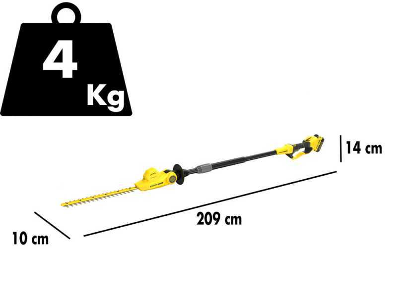 Cortasetos de bater&iacute;a el&eacute;ctrico STANLEY FATMAX V20 - 18V - 4AH telesc&oacute;pico