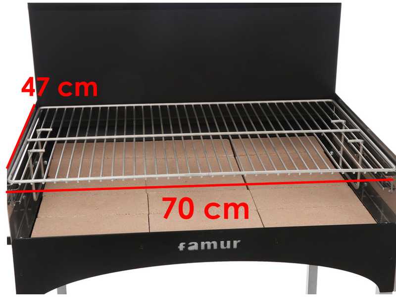 Famur BK 8 ECO - Barbacoa de le&ntilde;a y carb&oacute;n