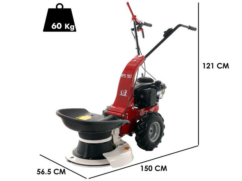 Eurosystems RS90 - Motosegadora multifunci&oacute;n rotativa - B&amp;S 575EX