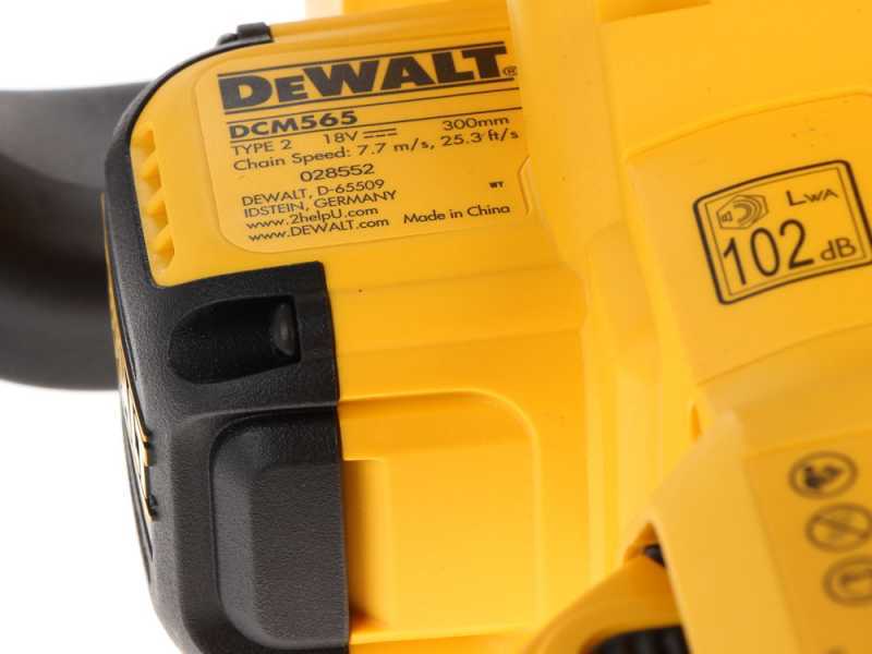 Electrosierra de bater&iacute;a Dewalt DCM565N-XJ - Bater&iacute;a 18V 5 Ah