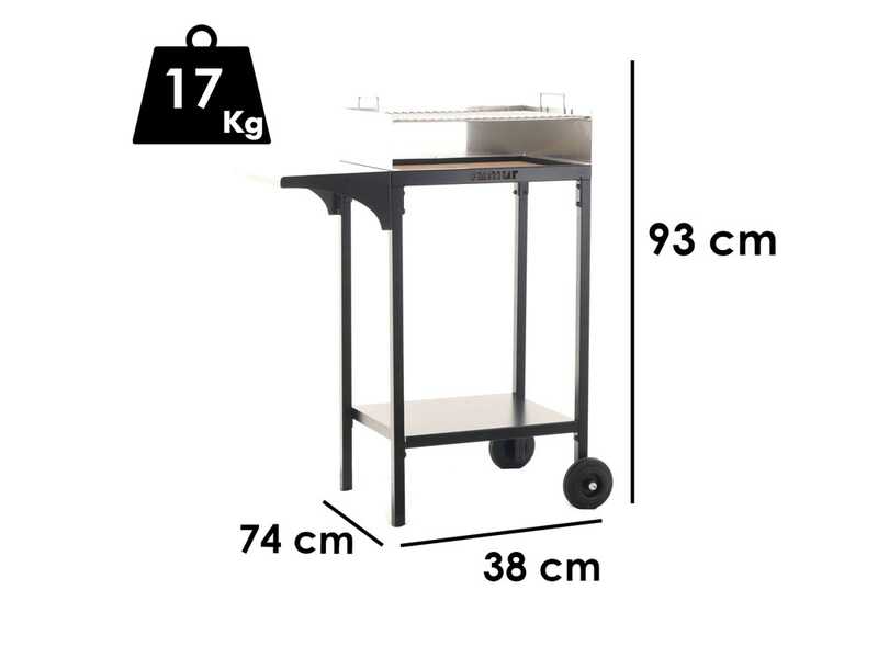 Famur BK6 Prime - Barbacoa de carb&oacute;n