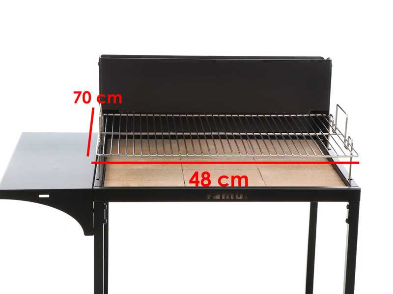 Famur BK7 Superior - Barbacoa de le&ntilde;a y carb&oacute;n