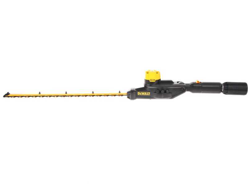 Cortasetos sobre p&eacute;rtiga el&eacute;ctrico orientable DEWALT DCMPH566P1-QW - Bater&iacute;a 18 V 5 Ah