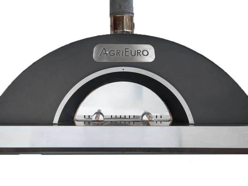 Horno de le&ntilde;a Profesional INOX F00100 - 10 pizzas