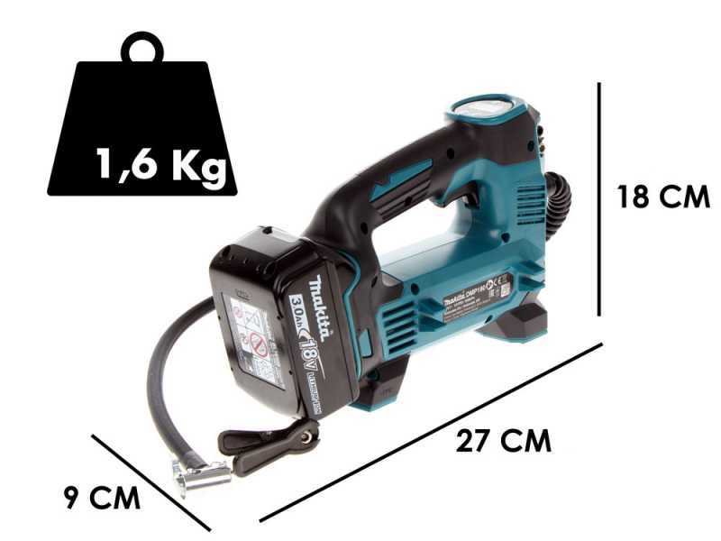 Makita DMP180Z - Compresor el&eacute;ctrico - BATER&Iacute;A Y CARGADOR NO EST&Aacute;N INCLUIDOS