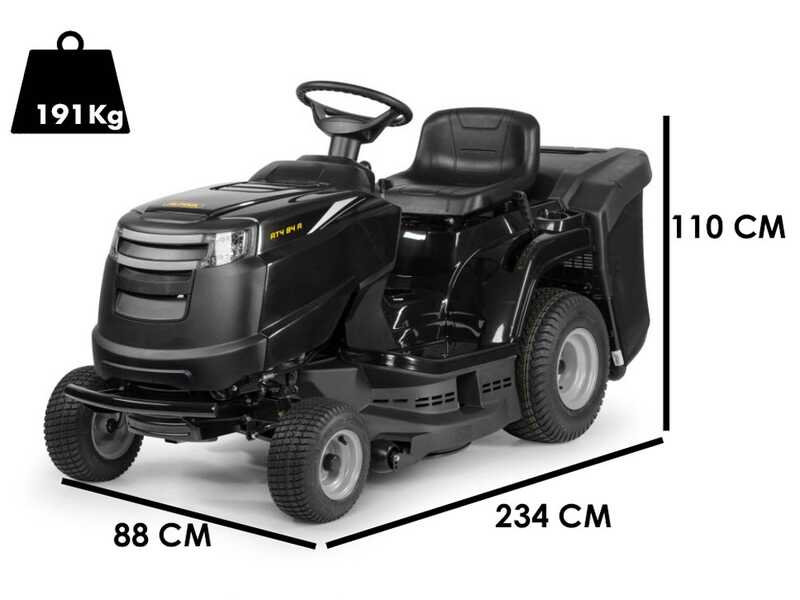Tractor cortac&eacute;sped con recolector Alpina AT4 84 A, cambio mec&aacute;nico