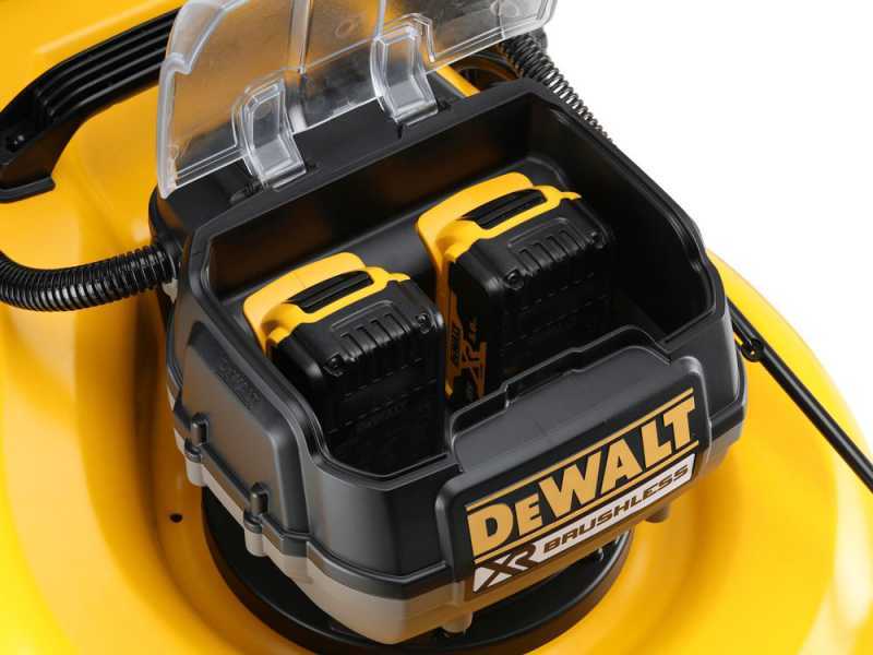 Cortac&eacute;sped el&eacute;ctrico de bater&iacute;a DeWalt DCMW564P2-QW -2 Bater&iacute;as 18V/5Ah - Anchura de corte 48 cm