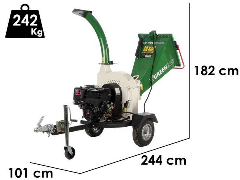 GreenBay GB-WDC 120 BSE - Botrituradora de gasolina profesional - Motor B&amp;S XR 13.5