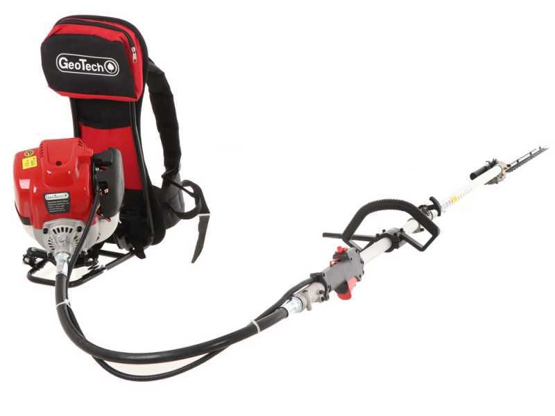 GeoTech GT-4 36 BP - Desbrozadora de mochila multifunci&oacute;n de gasolina 4 tiempos