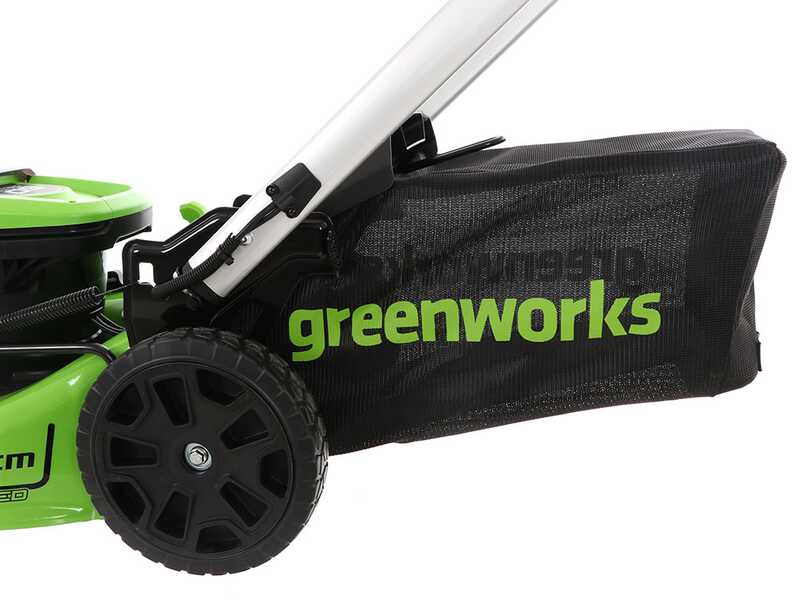 Cortac&eacute;sped de bater&iacute;a autopropulsado Greenworks GD60LM46SP - 60V/4Ah - 4en1