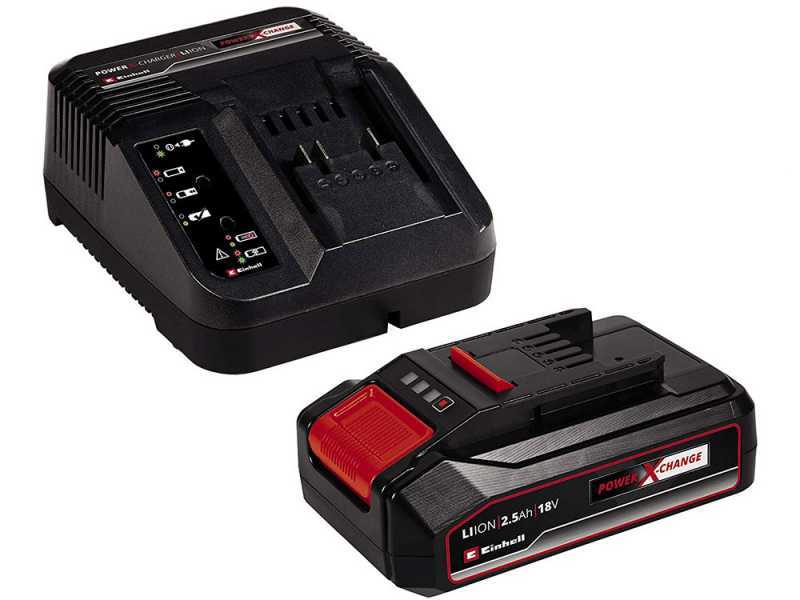 Einhell GE-CC 18 Li PXC -Limpiador de juntas a bater&iacute;a - kit con bater&iacute;a y cargador de 18V 2.5Ah -equipado con dos cepillos