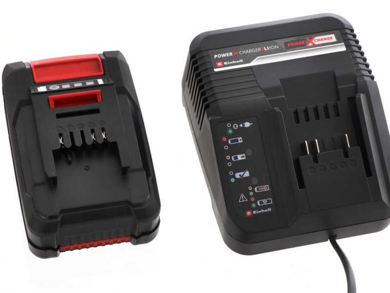Einhell GE-CC 18 Li PXC -Limpiador de juntas a bater&iacute;a - kit con bater&iacute;a y cargador de 18V 2.5Ah -equipado con dos cepillos