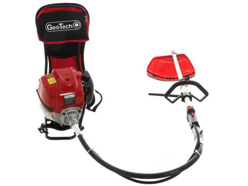 GeoTech GT-4 36 BP - Desbrozadora de mochila con motor de gasolina 4 tiempos