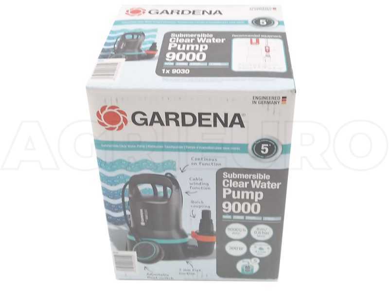 Bomba sumergible para aguas limpias Gardena 9000 art. 9030-20