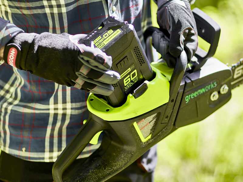 GreenWorks GD60CS40 - Electrosierra de bater&iacute;a - Espada de 41 cm - BATER&Iacute;A Y CARGADOR NO EST&Aacute;N INCLUIDOS